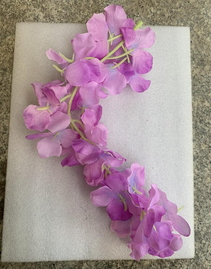 Set of 100 Artificial Wisteria Silk Flowers