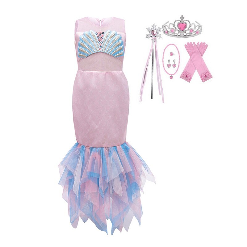 Girls Princess Mermaid Costume