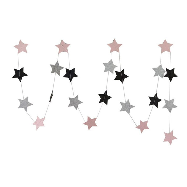 Wall Hanging Paper Star Garland for Wedding