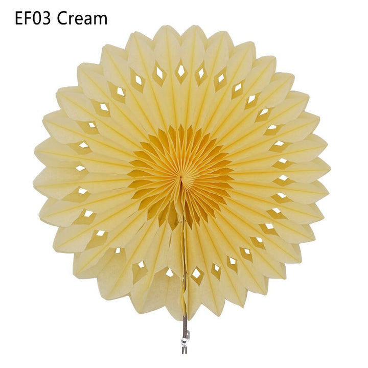 Honeycomb Tissue Paper Fan for Decor