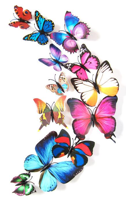 3D Magnet Butterfly Party Decorations