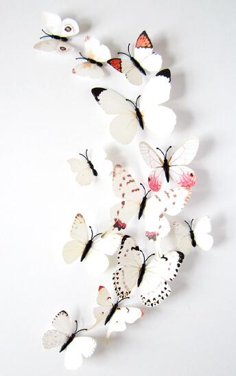 3D Magnet Butterfly Party Decorations