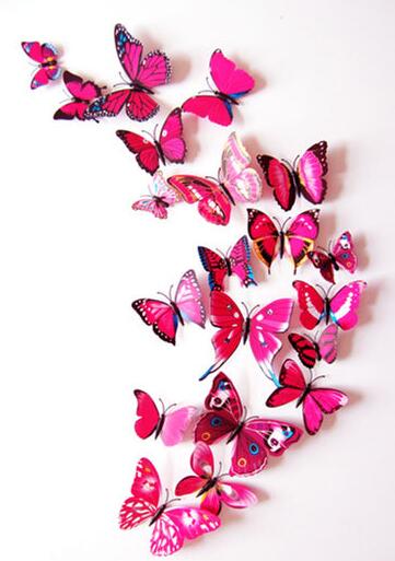 3D Magnet Butterfly Party Decorations