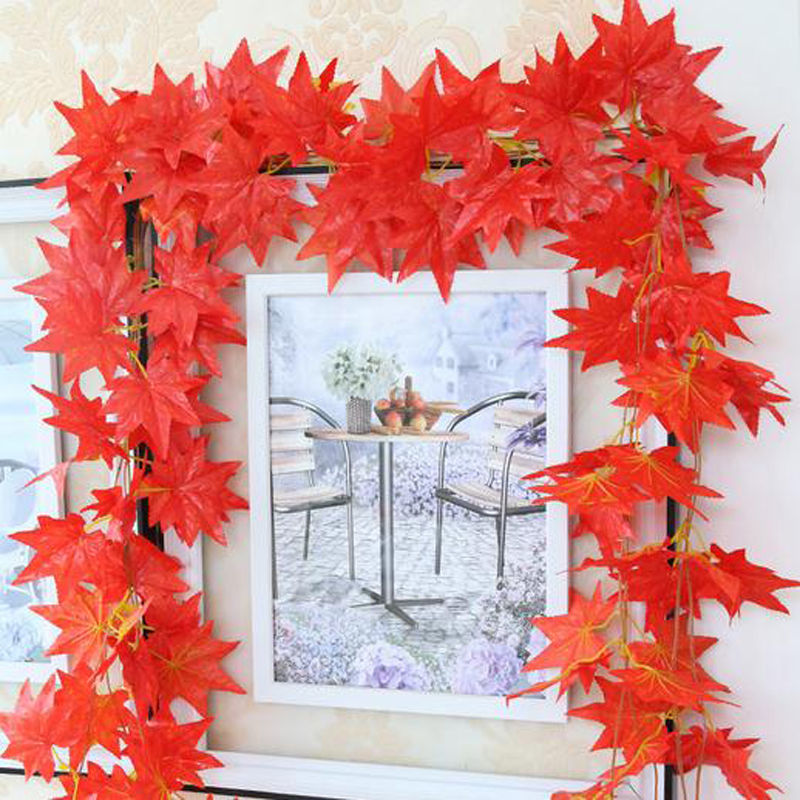 Artifical Autumn Leaves Garland