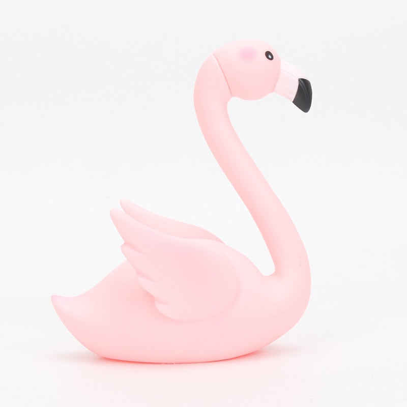 Romantic Pink Flamingo Cake Decor