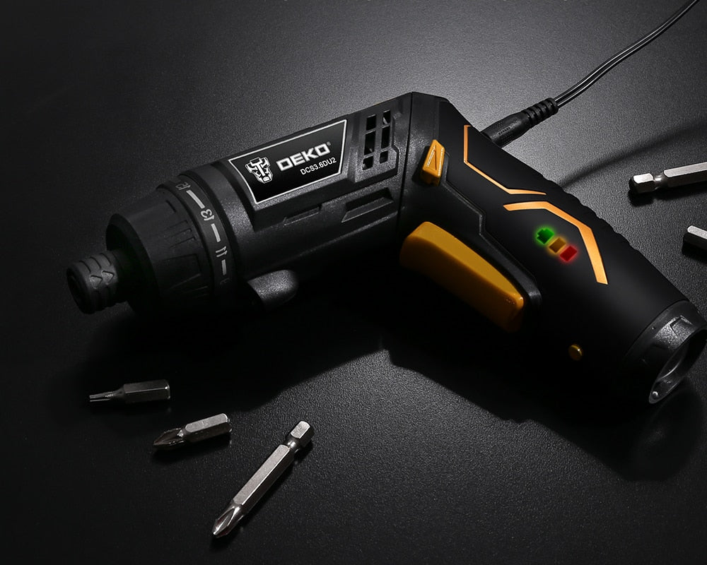 Adjustable Cordless Electric Screwdriver