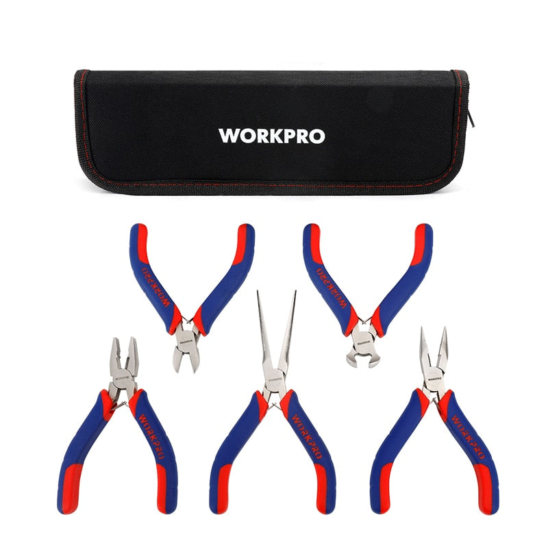 Universal Mini Pliers Set with Bag