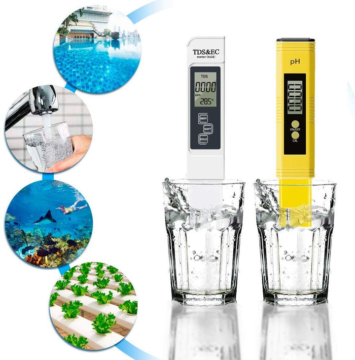 TDS Meter Digital Water Tester 2 Pcs Set