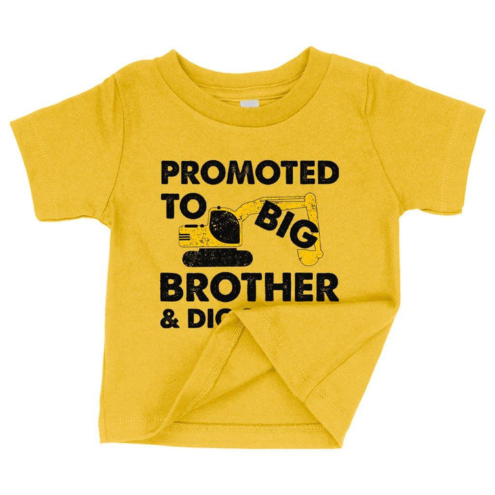 Baby Promoted to Big Brother T-Shirt - Big Brother T-Shirt Announcement - Pregnancy Announcement T-Shirts - MRSLM