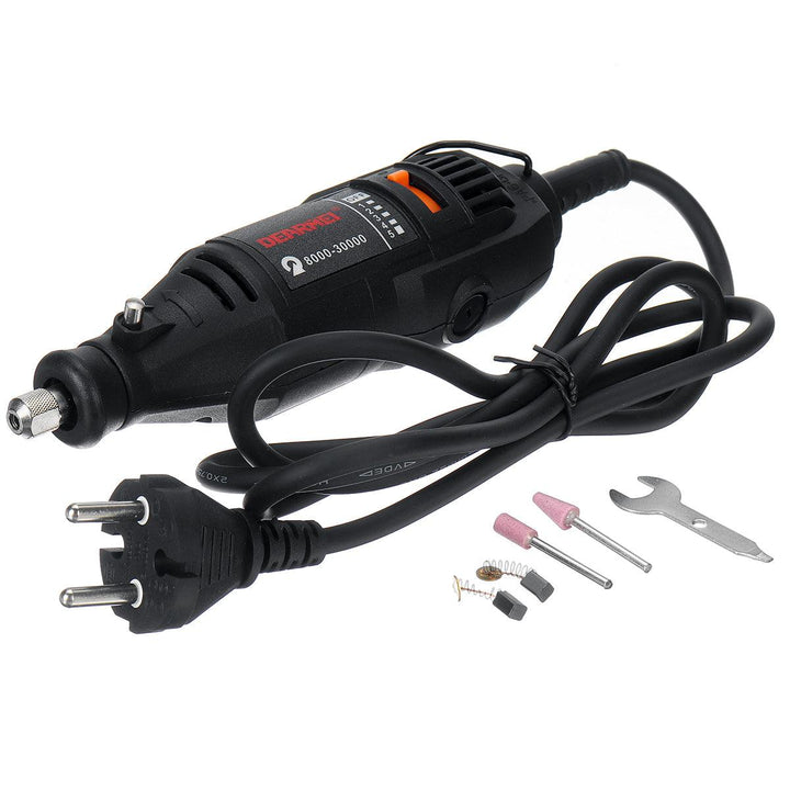 AC 220V/110V 180W Electric Rotary Tool Power Drills Grinder Engraver Polisher DIY Tool Micro Electric Drill Set With Accessories - MRSLM