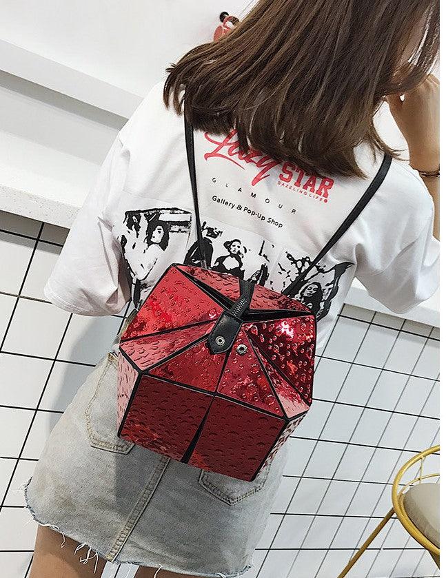 New wave high-grade bag oceanic laser single shoulder large capacity class handbag - MRSLM