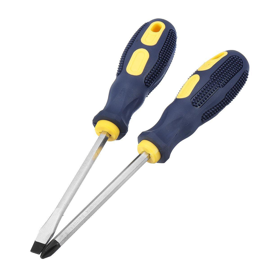 2Pcs Screwdriver Set Cross One Word Screwdriver Repair Hand Tool - MRSLM