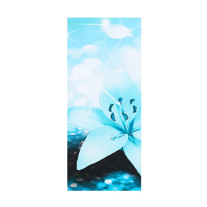 5 pcs Combination Blue Lily Flower Spray Painting Printing Sofa Wall Painting Canvas Home Office Wall Decoration - MRSLM