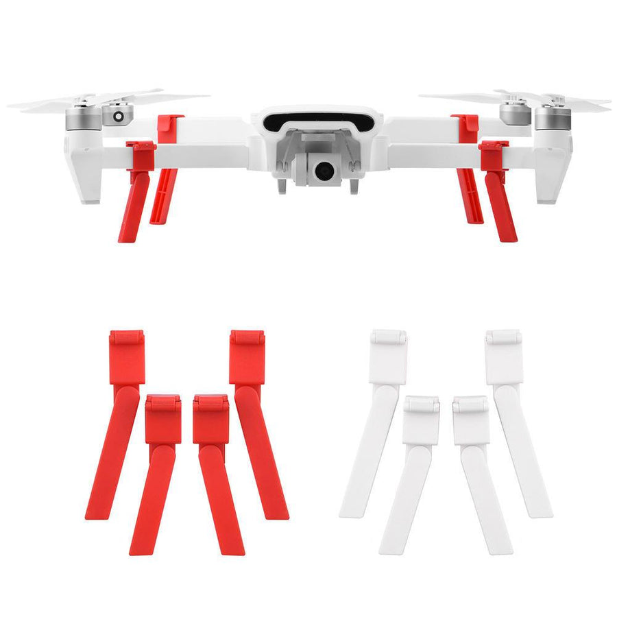 Shock Absorber Landing Gear Extended Heighten Foldable Leg Tripod Red and White for FIMI X8 SE - MRSLM