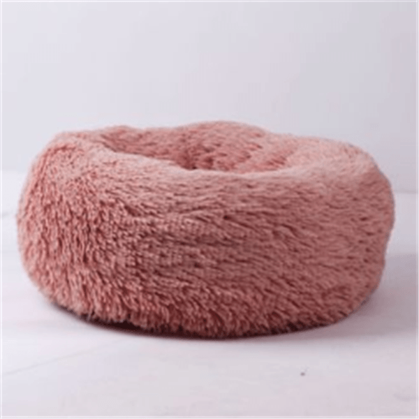 Round Long Hairy Autumn And Winter Nest Pad Cat Mattress - MRSLM