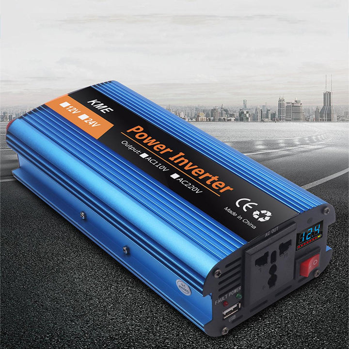 3000W LCD Power Inverter 12/24/48/60V to AC 220V Modified Sine Wave Converter - MRSLM