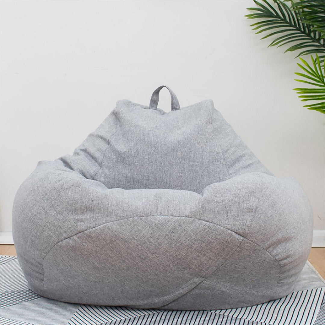 2 Sizes Large Bean Bag Chair Couch Sofa Covers Indoor Lazy Lounger For Adults Baby Seats Protector - MRSLM