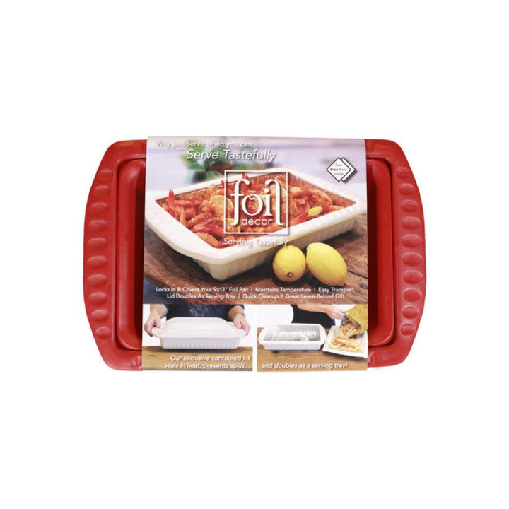 Red Serving Carrier For Foil Pans - MRSLM