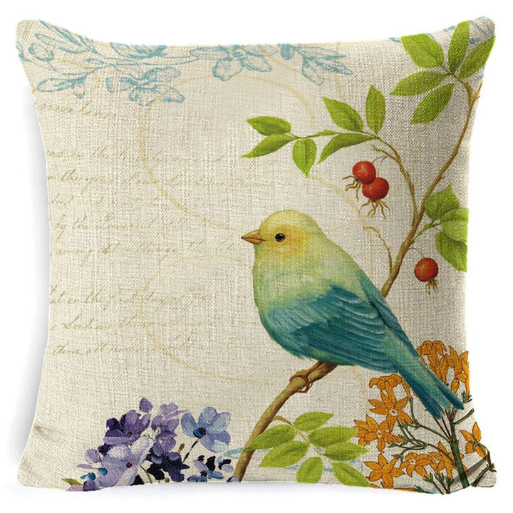 Pillow Case Linen Throw Cushion Covers for Home 18Inch - MRSLM