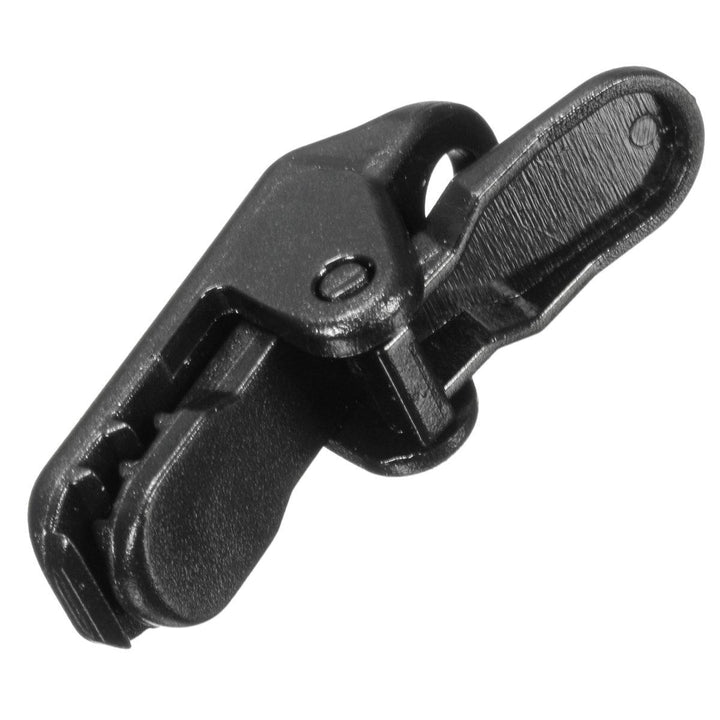 10Pcs Tent Windproof Securing Clip Black Hook Buckle Alligator Clip - MRSLM