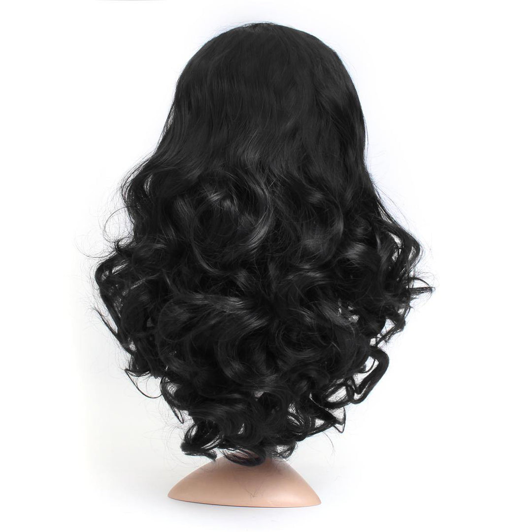 24'' Lady Wavy Full Lace Front Wig Plucked Fashion Black Hair - MRSLM