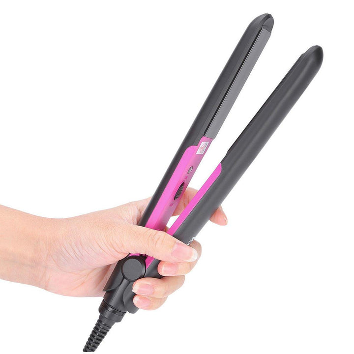 KEMEI Hair Straightener Styling Flat Ceramic Tourmaline Plate Perm Hairdress Tools - MRSLM