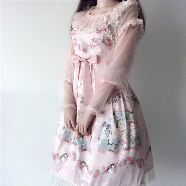 Small high waist j lolita dress - MRSLM