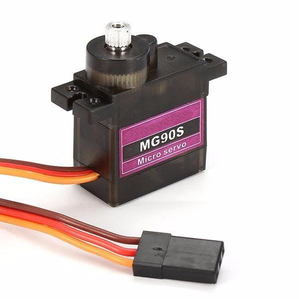 MG90S Metal Gear RC Micro Servo 13.4g for ZOHD Volantex Airplane RC Helicopter Car Boat Model - MRSLM