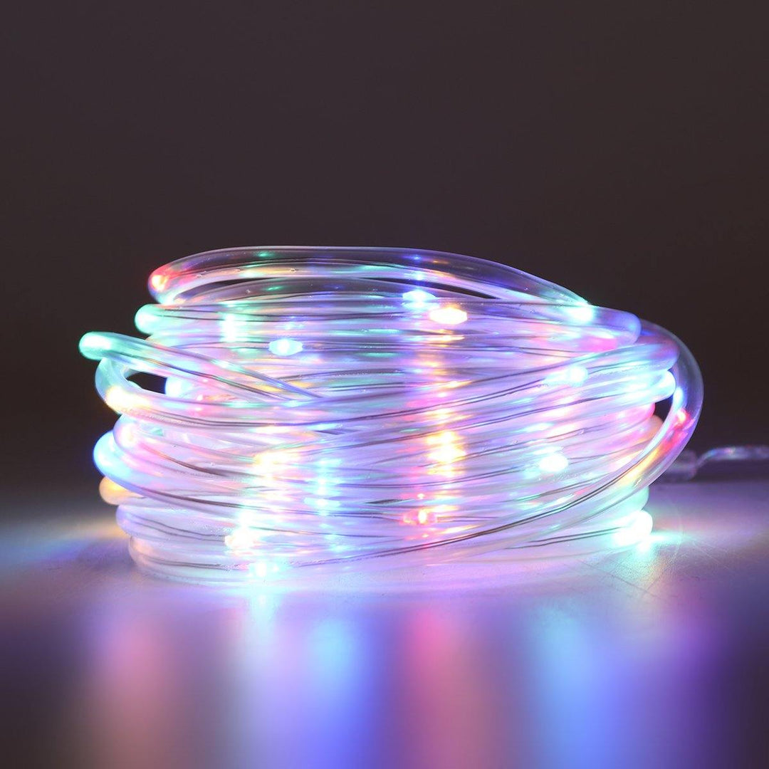 12M 8 Modes 100LED Solar String Light Rope Fairy Christmas Garden Party Outdoor Lamp - MRSLM