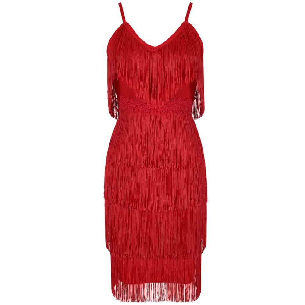 Women's Tassel Bandage Dress