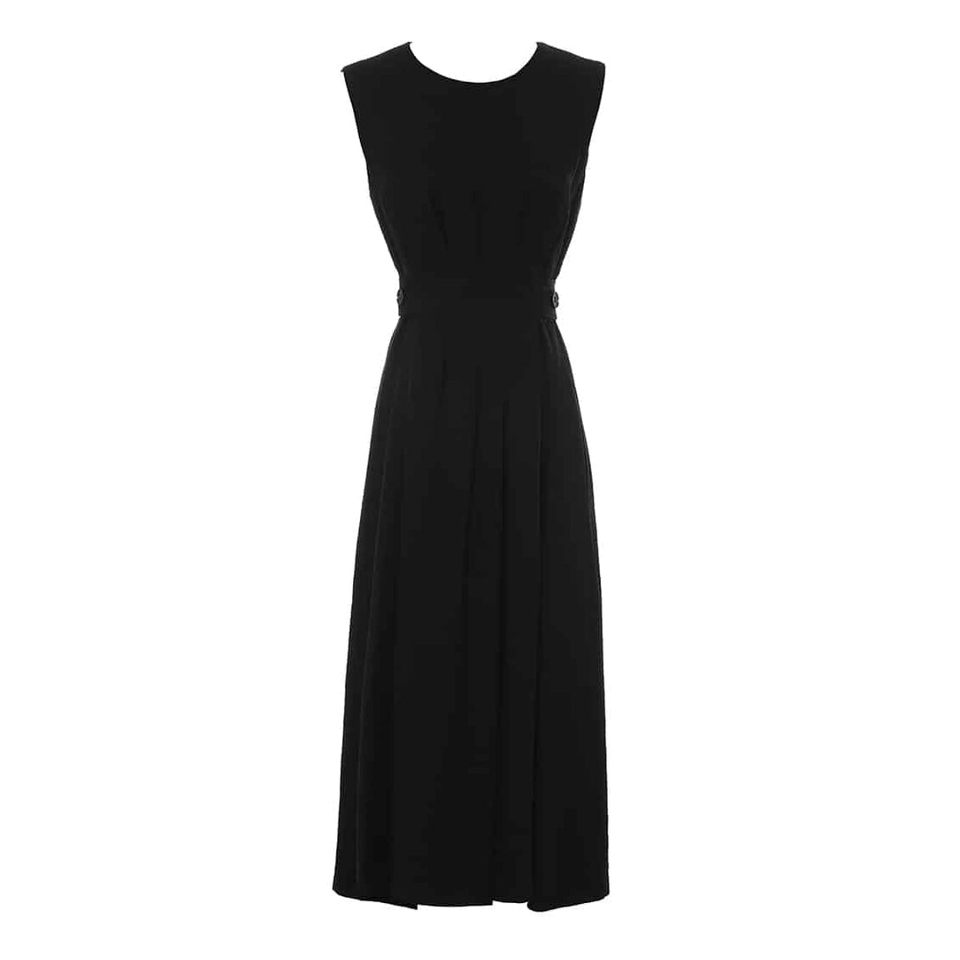 K-Fashion Women's Dress in White and Black