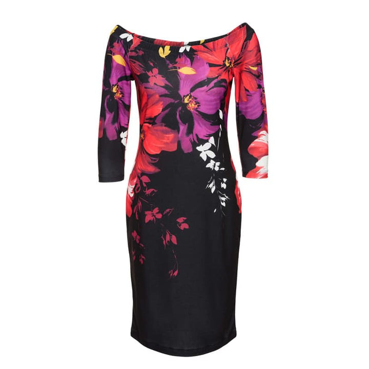 Women's Floral Printed Half Sleeved Dress