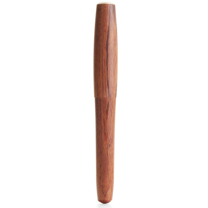 Handmade Fountain Pen Solid Wood Pen 0.38 African Rosewood Sandalwood Extra Fine Pointed Portable Wooden Pole Short Pen For Adult Student - MRSLM