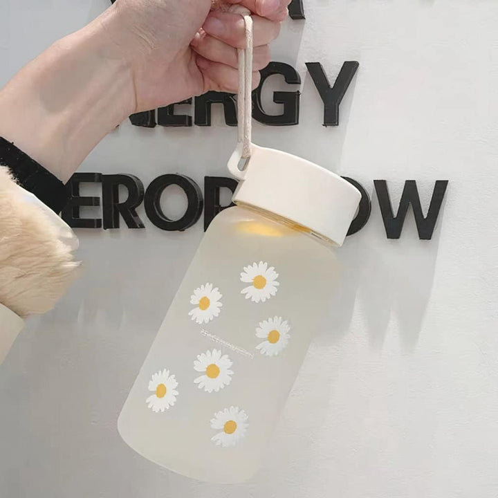 Flower Design Water Bottle