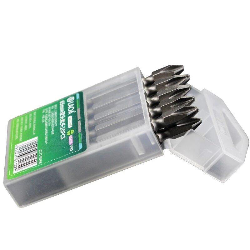 LAOA 65mm Screwdriver Bits Set S2 Two-end Screwdrivers Bit Rigid up to 58HDC Slotted Phillips Bit - MRSLM