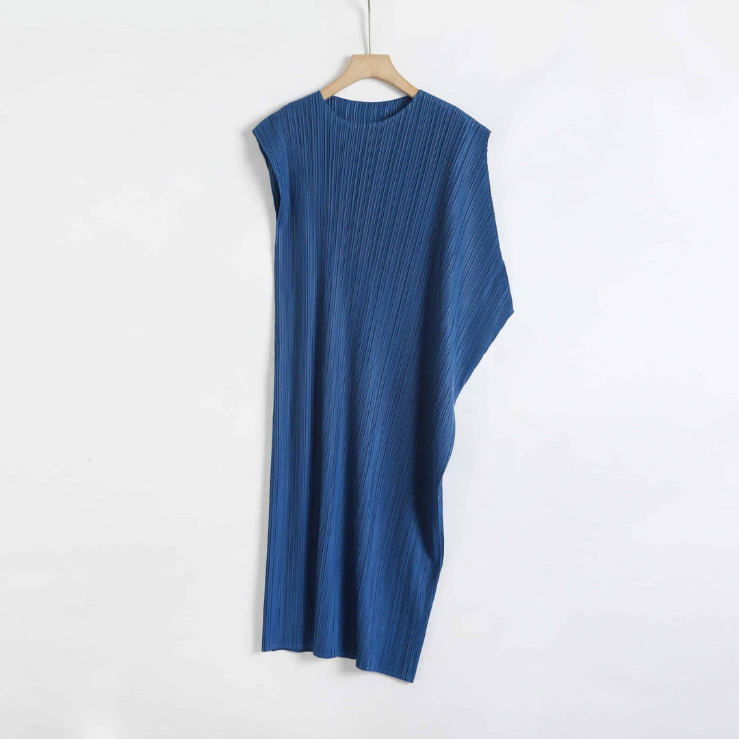 Women's Pleated Sleeveless Dress