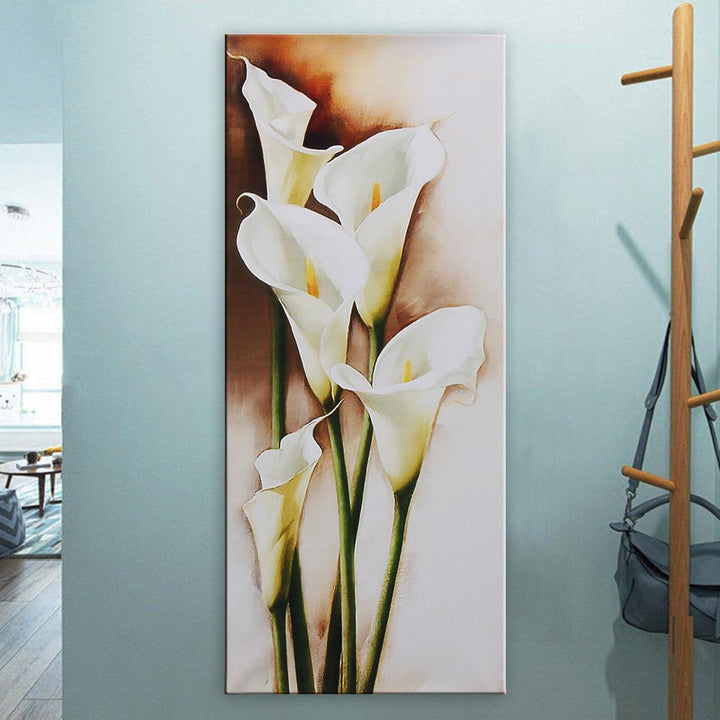 Three Size Canvas Decorative Painting Lily Hanging Painting no Frame Home Office Wall Creative GIfts Supplies - MRSLM