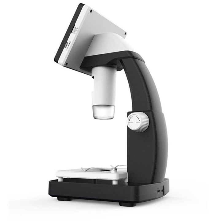 MUSTOOL G710 1000X 4.3 inches HD 1080P Portable Desktop LCD Digital Microscope 2048*1536 Resolution Object Stage Height Adjustable Support 10 Languages 8 Adjustable High Brightness LED - MRSLM