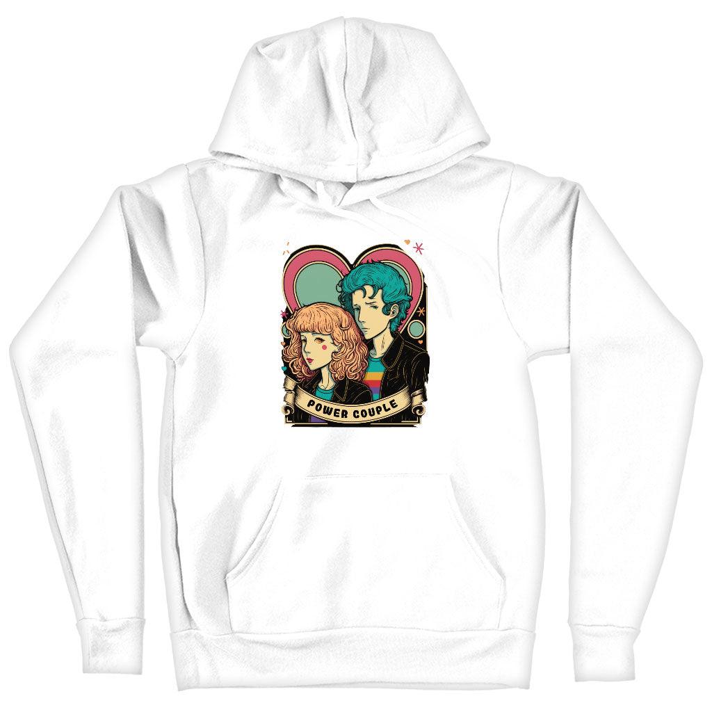 Power Couple Hooded Sweatshirt - Love Hoodie - Art Hoodie - MRSLM