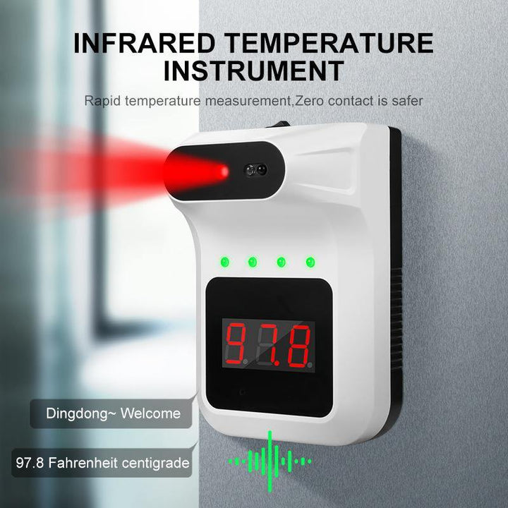 Wall-mounted Thermometer Alarm Thermometer (White) - MRSLM