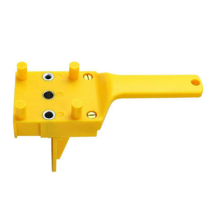 DIY Wooden Board Punch Drilling Locator Straight Hole Puncher Drilling Locator Round Dowel Splicing Tool - MRSLM