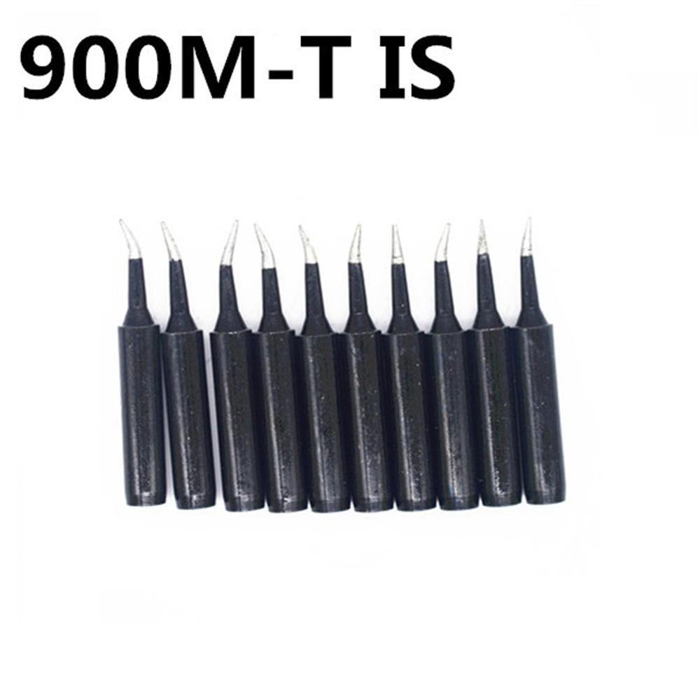 10pcs Black 936 Soldering Iron Tips 900M-T Edition Horseshoe Flat for Hakko Soldering Rework Station - MRSLM