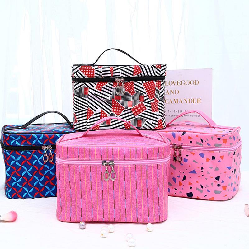 Print Cute Large-capacity Cosmetic Bag Waterproof Travel Portable Wash Bag - MRSLM