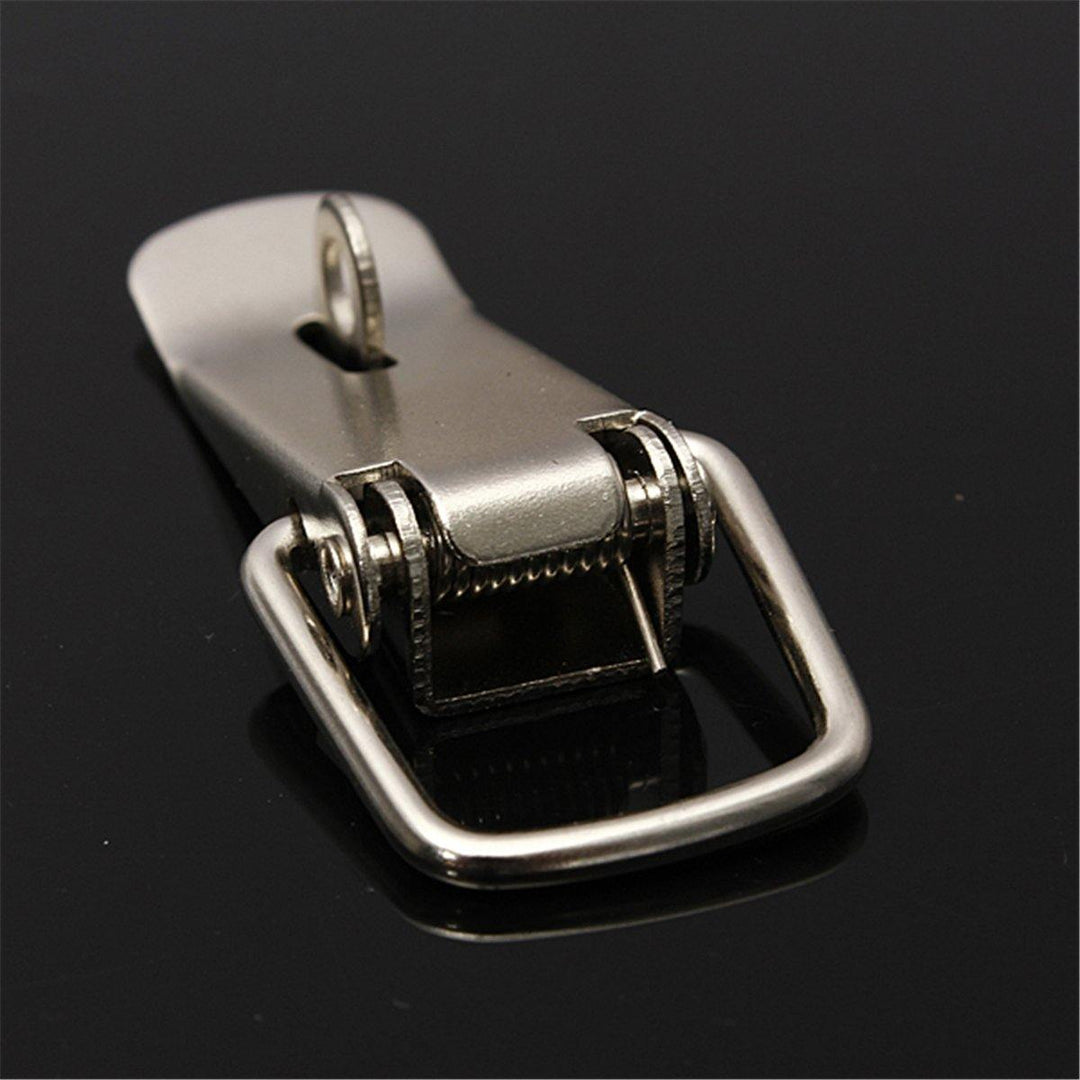 4PCS Case Box Chest Spring Stainless Tone Lock Toggle Latch Catch Clasp - MRSLM