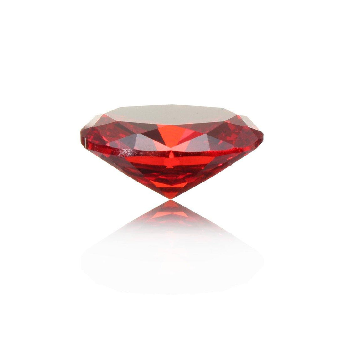 13x18mm Exquisite Oval Red AAAA+ Unheated Cut Loose Gem Zircon Decorations (1#) - MRSLM