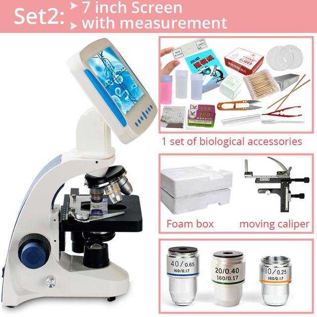 2000X Professional Biological Microscope Sperm Observation Livestock Aquaculture Special All-in-one Microscopio - MRSLM