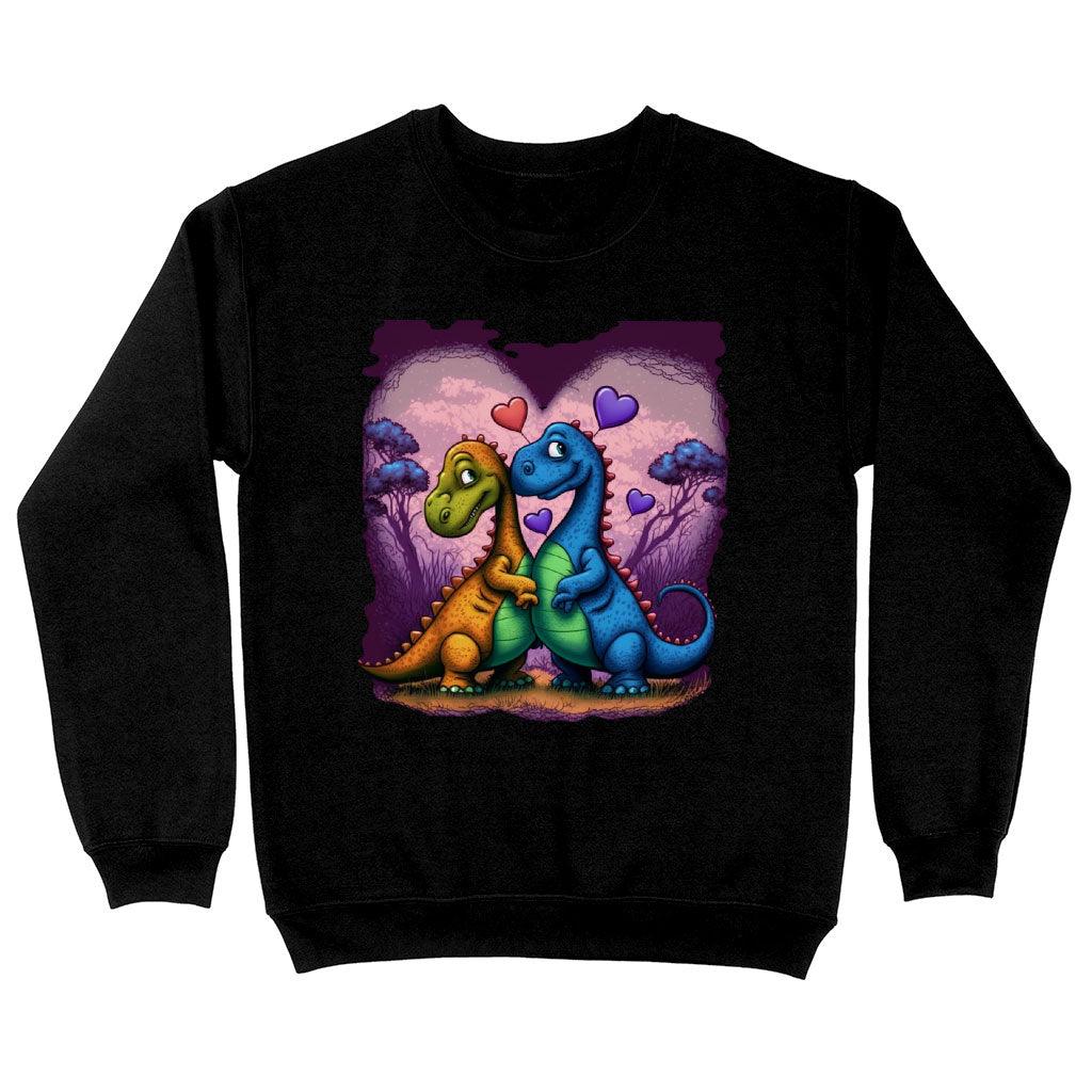 Love Sweatshirt - Dinosaur Crewneck Sweatshirt - Colorful Sweatshirt - MRSLM