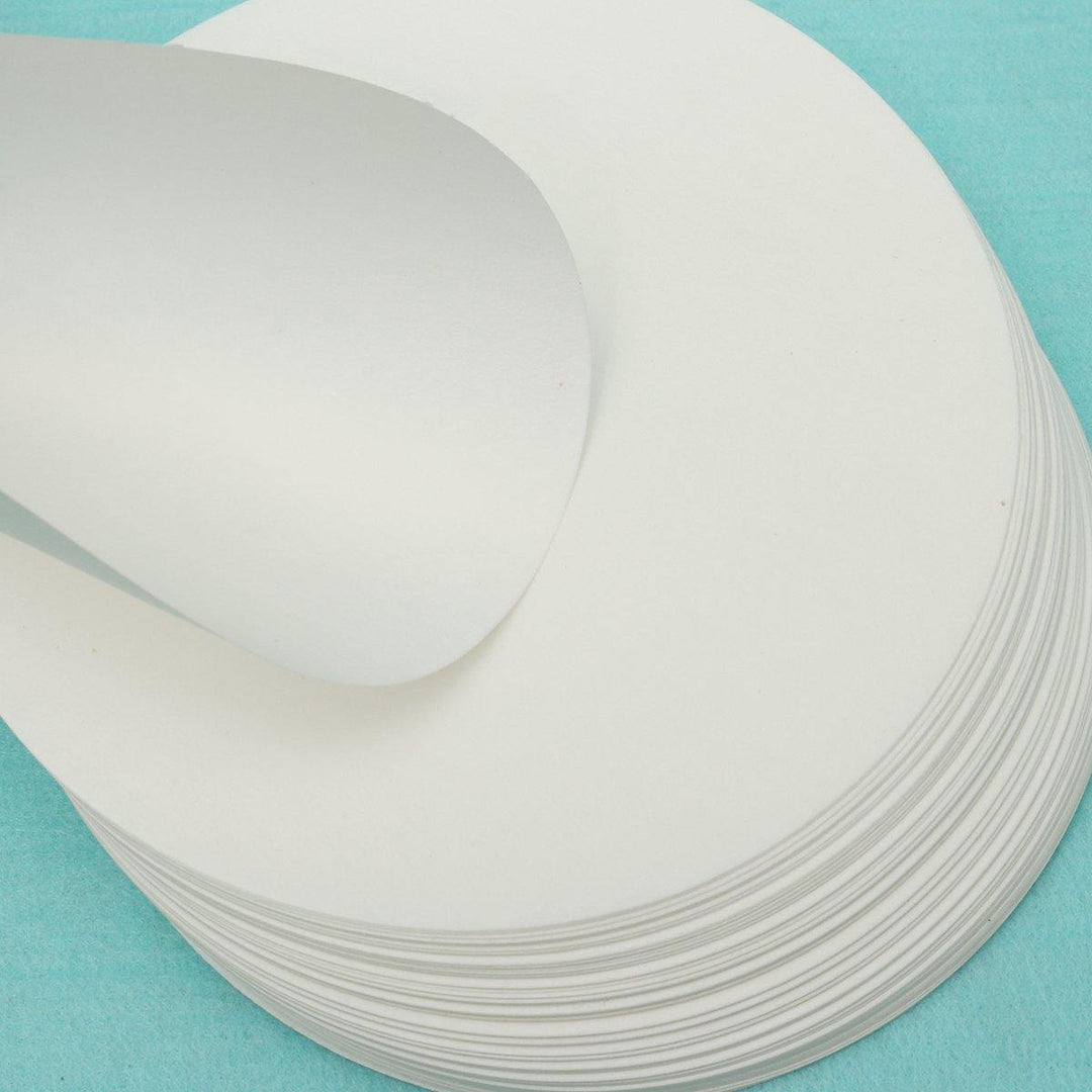 100Pcs/Set 7/9/11/12.5/15/18cm Qualitative Filter Paper Circular Funnel Filter Sheet Fast Speed 20-25um - MRSLM