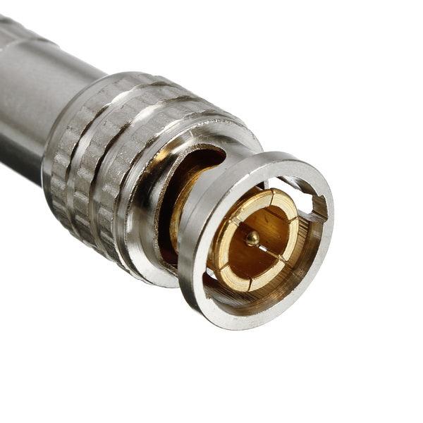 BNC Male Connector for RG-59 Coaxial Cable Brass End Crimp Cable Screwing Camera Free Welding - MRSLM