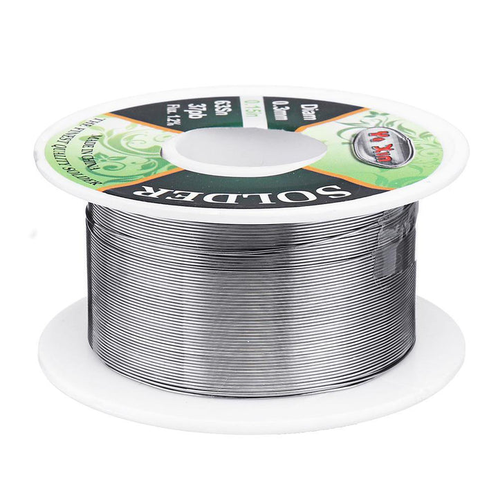 WLXY 0.3mm Diam 63Sn 37Pb Tin Lead Melt Rosin Core Solder Wire Reel Flux 1.2% - MRSLM